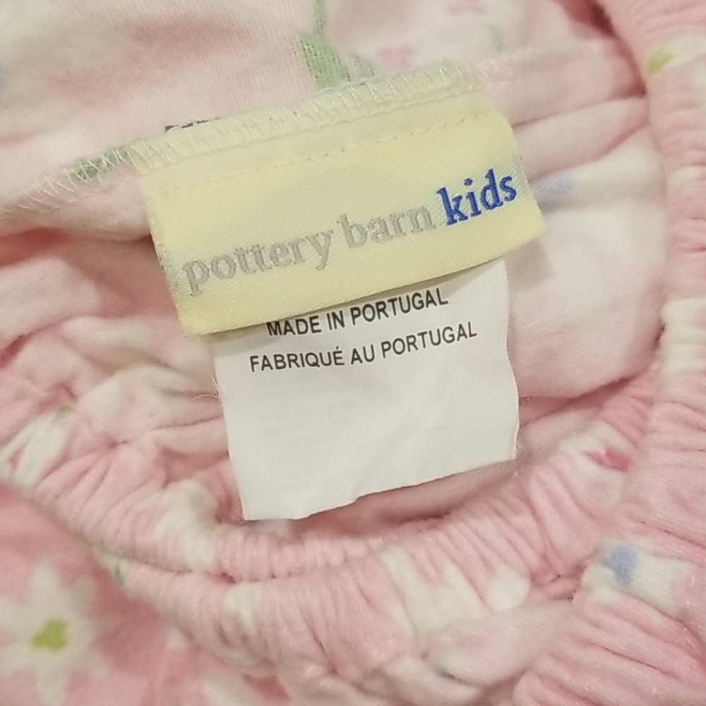 SOLD!!Pristine PB Kids Flower Flannel Sheet Set - Picture 2 of 8